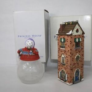 Princess House Holiday Candle and Candy Holder with Boxes: 2355, 2439 (500) 3764